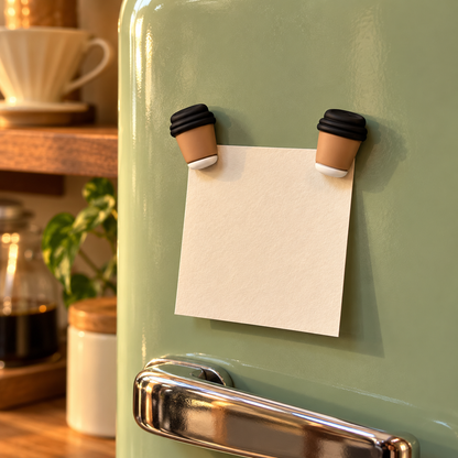 Coffee Cup Fridge Magnet