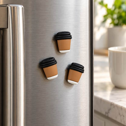 Coffee Cup Fridge Magnet