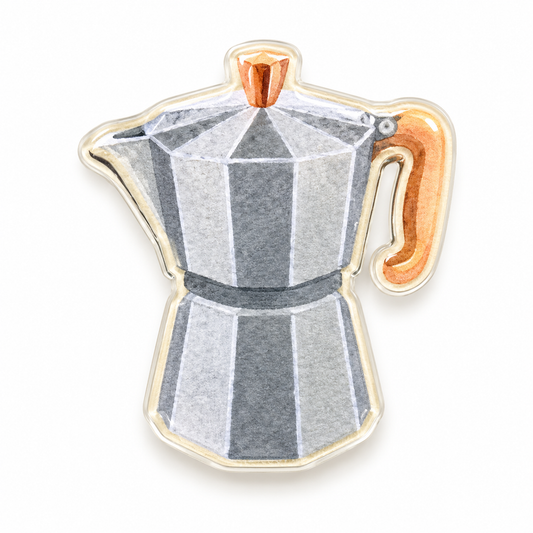 Cartoon Coffee Fridge Magnet – Design 01