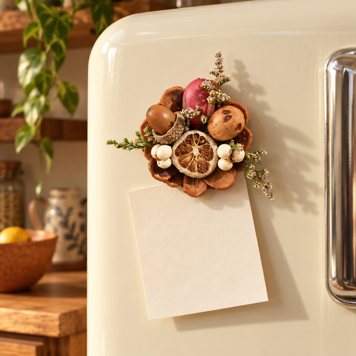 Pinecone Fridge Magnet DIY Kit – Design 6