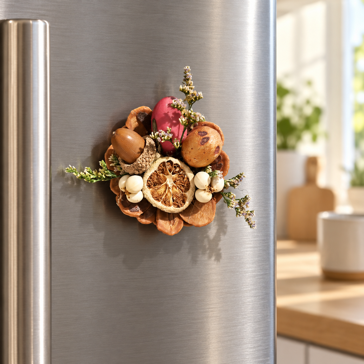 Pinecone Fridge Magnet DIY Kit – Design 6